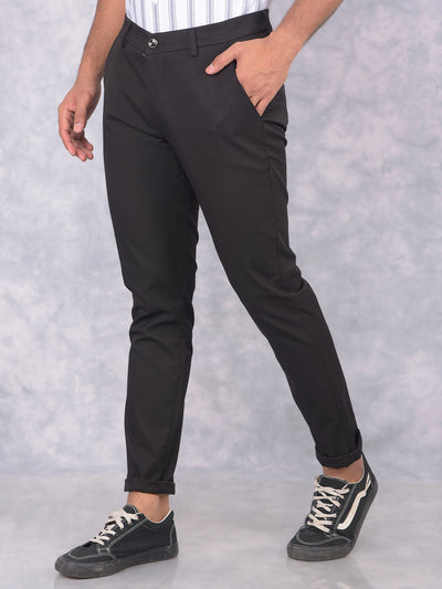 Black Trousers-Men Trousers-Crimsoune Club