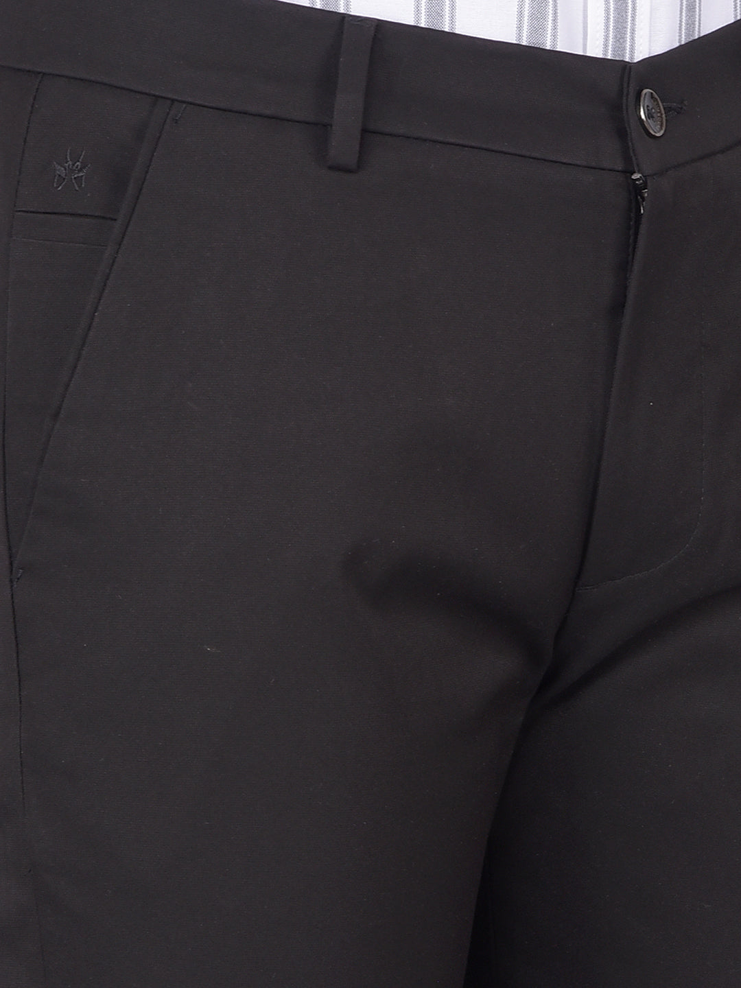 Black Trousers-Men Trousers-Crimsoune Club