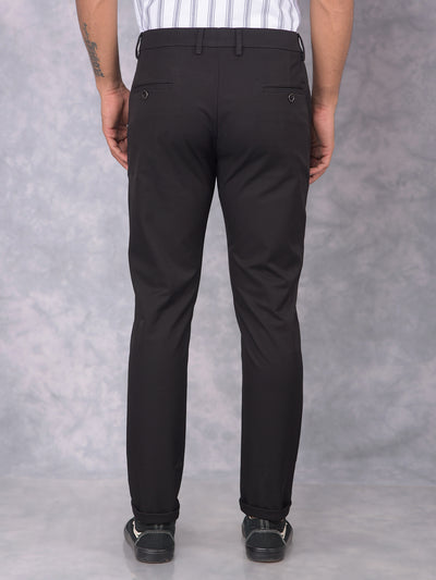 Black Trousers-Men Trousers-Crimsoune Club