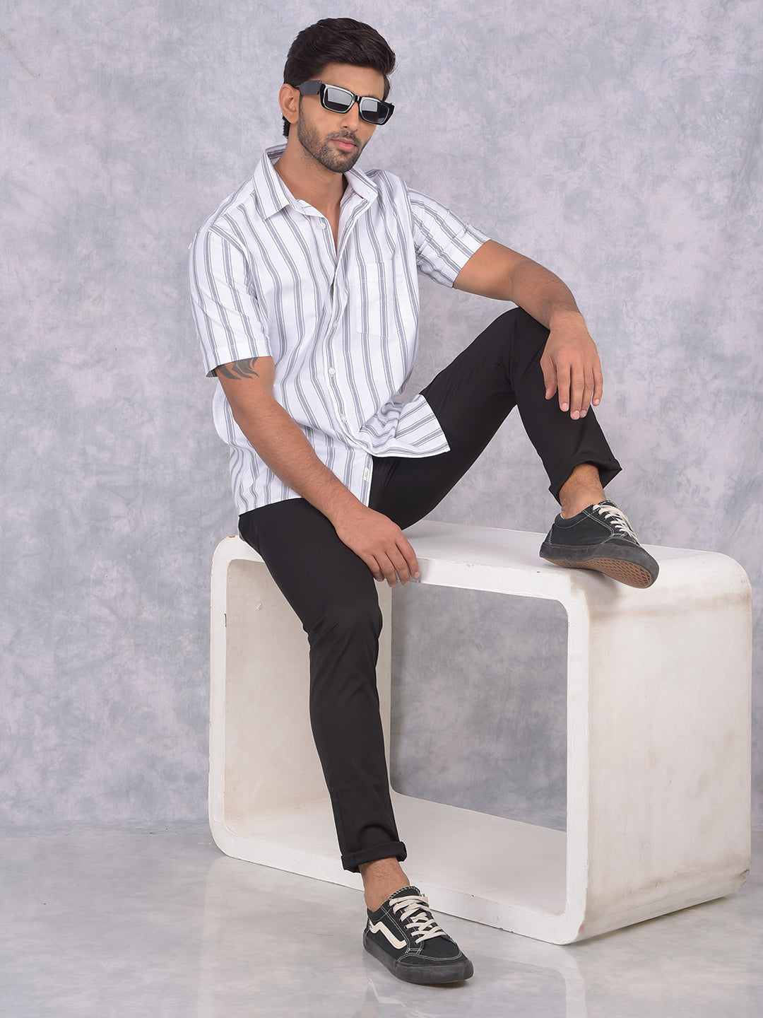 Black Trousers-Men Trousers-Crimsoune Club