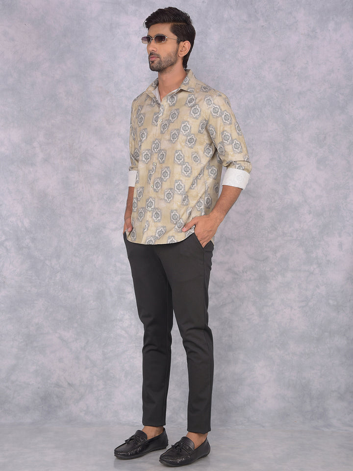 Grey Knitted Trousers-Men Trousers-Crimsoune Club