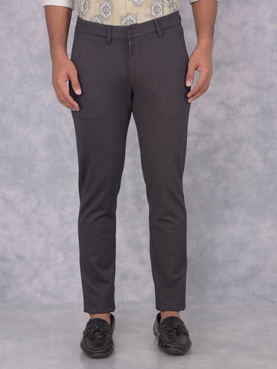 Green Knitted Trousers-Men Trousers-Crimsoune Club