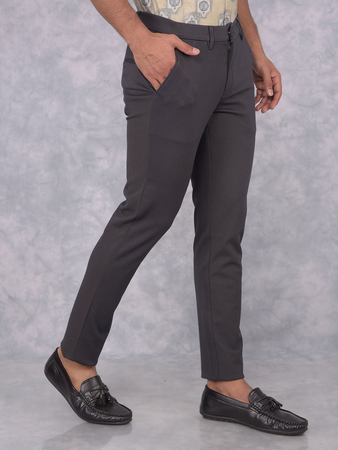 Green Knitted Trousers-Men Trousers-Crimsoune Club
