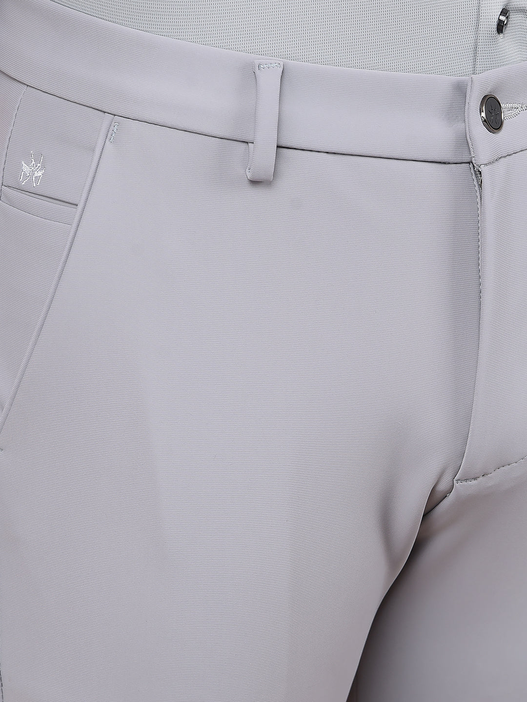 Grey Knitted Trousers-Men Trousers-Crimsoune Club