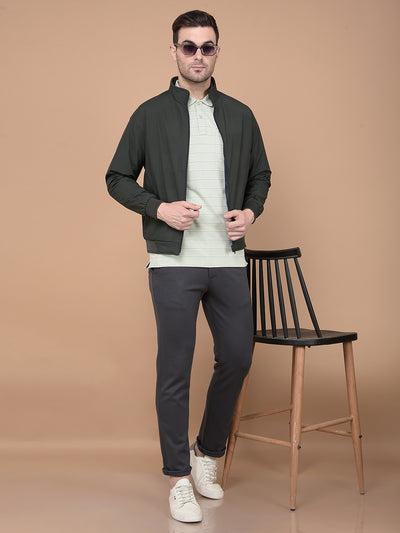 Grey Printed Knitted Trousers-Men Trousers-Crimsoune Club
