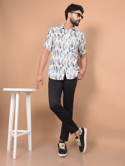 Black Knitted Trousers-Men Trousers-Crimsoune Club