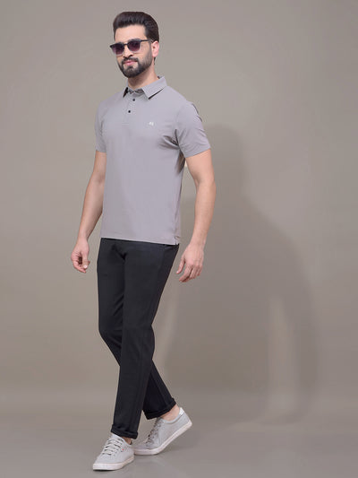 Navy Blue Printed Trousers-Men Trousers-Crimsoune Club