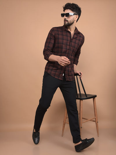 Black Trousers-Men Trousers-Crimsoune Club