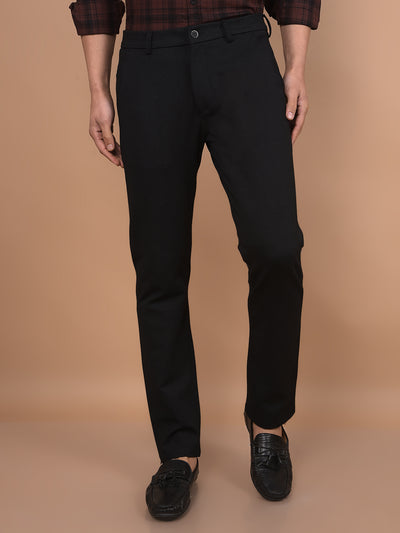 Black Trousers-Men Trousers-Crimsoune Club