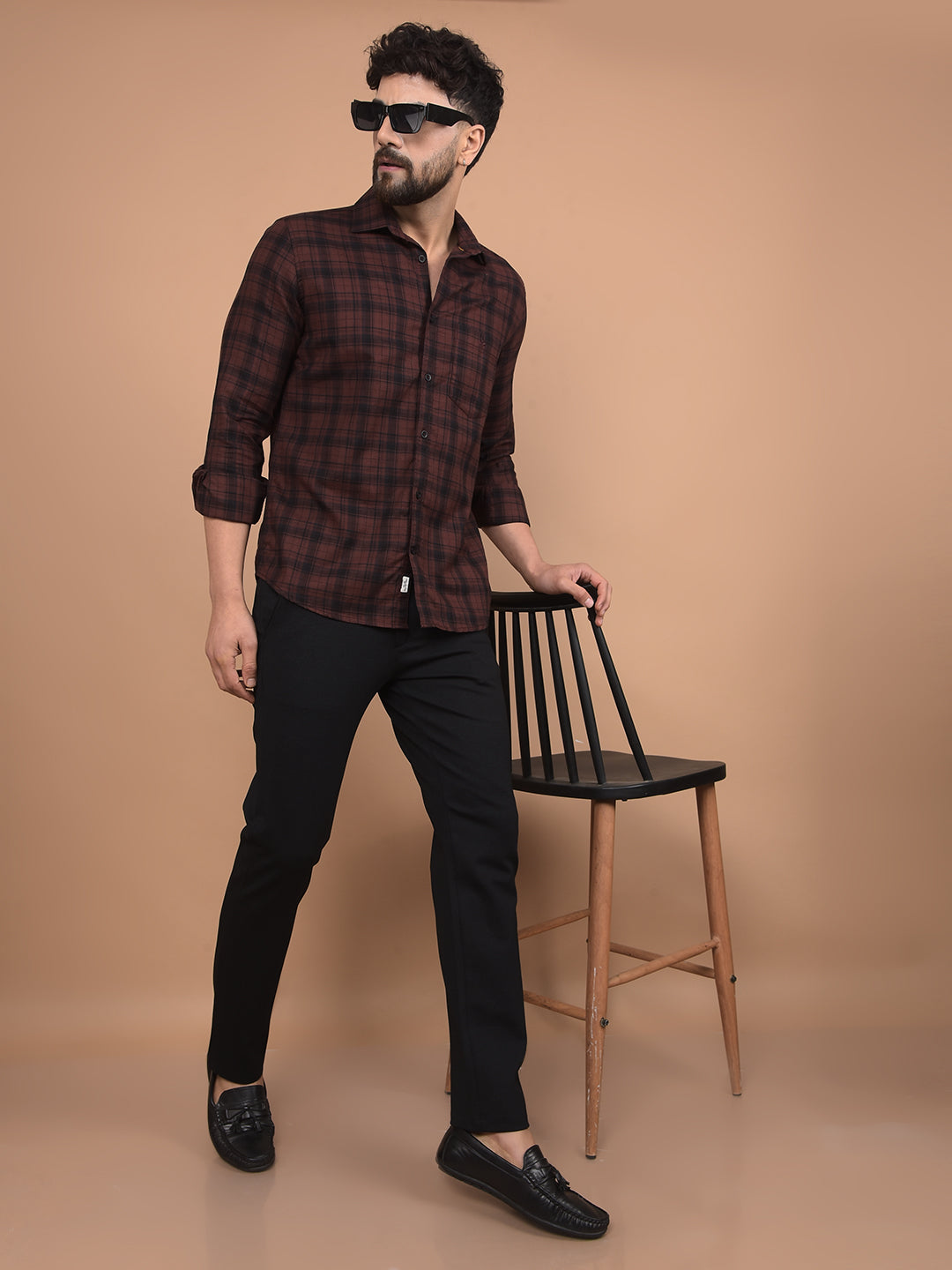 Black Trousers-Men Trousers-Crimsoune Club