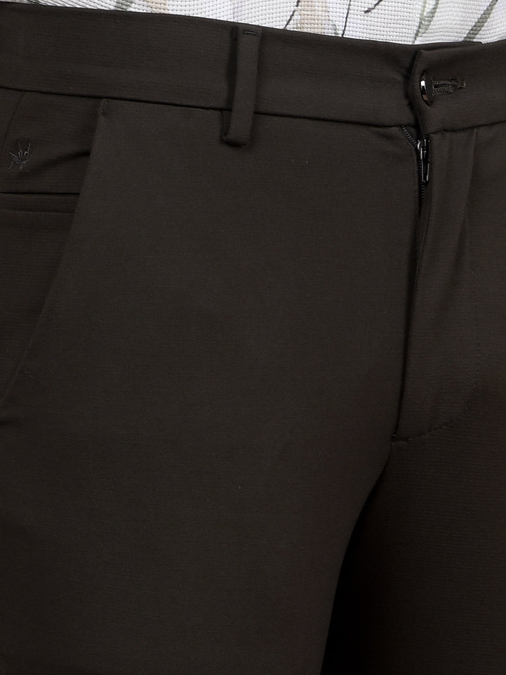 Olive Knitted Trousers-Men Trousers-Crimsoune Club