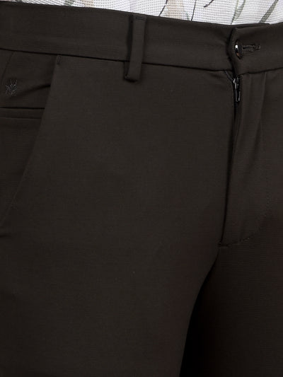 Olive Knitted Trousers-Men Trousers-Crimsoune Club