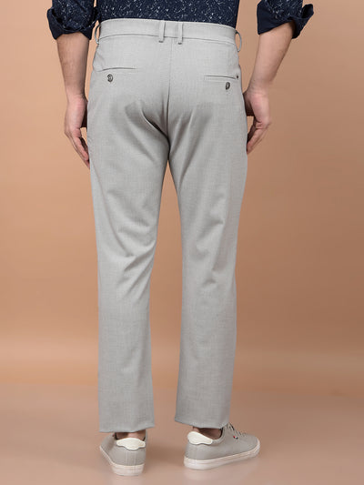 Grey Printed Trousers-Men Trousers-Crimsoune Club