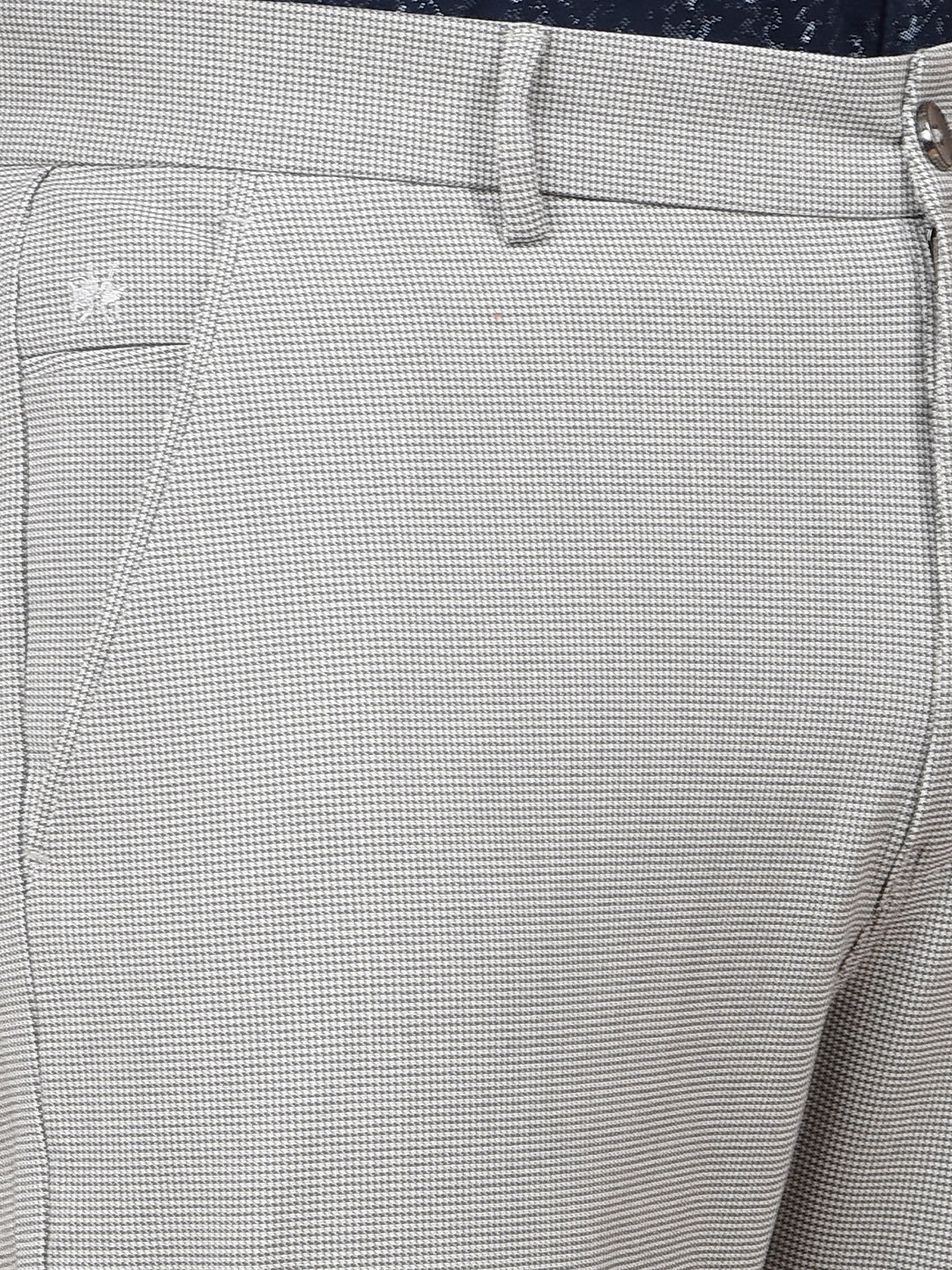 Grey Printed Trousers-Men Trousers-Crimsoune Club