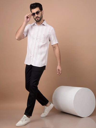 Black Printed Trousers-Men Trousers-Crimsoune Club