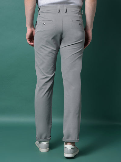 Versatile Grey Trousers-Men Trousers-Crimsoune Club