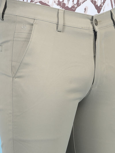 Khaki Trousers-Men Trousers-Crimsoune Club