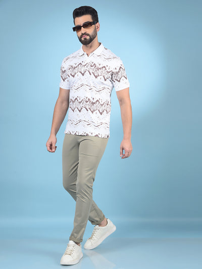 Khaki Trousers-Men Trousers-Crimsoune Club