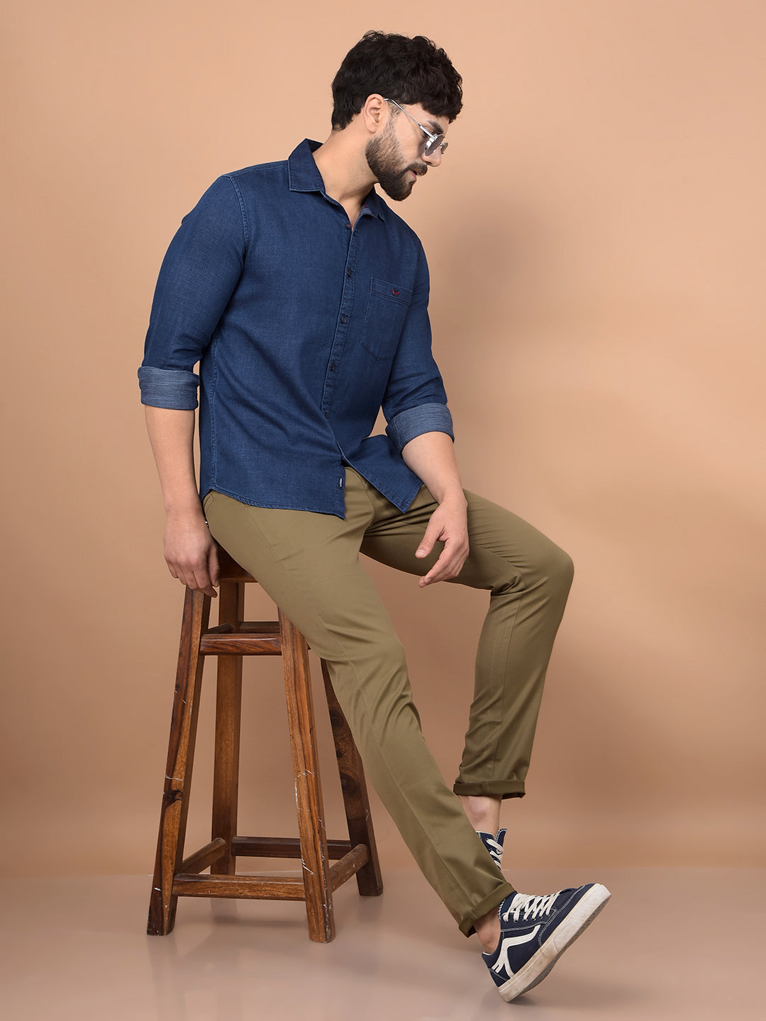 Brown Trousers-Men Trousers-Crimsoune Club
