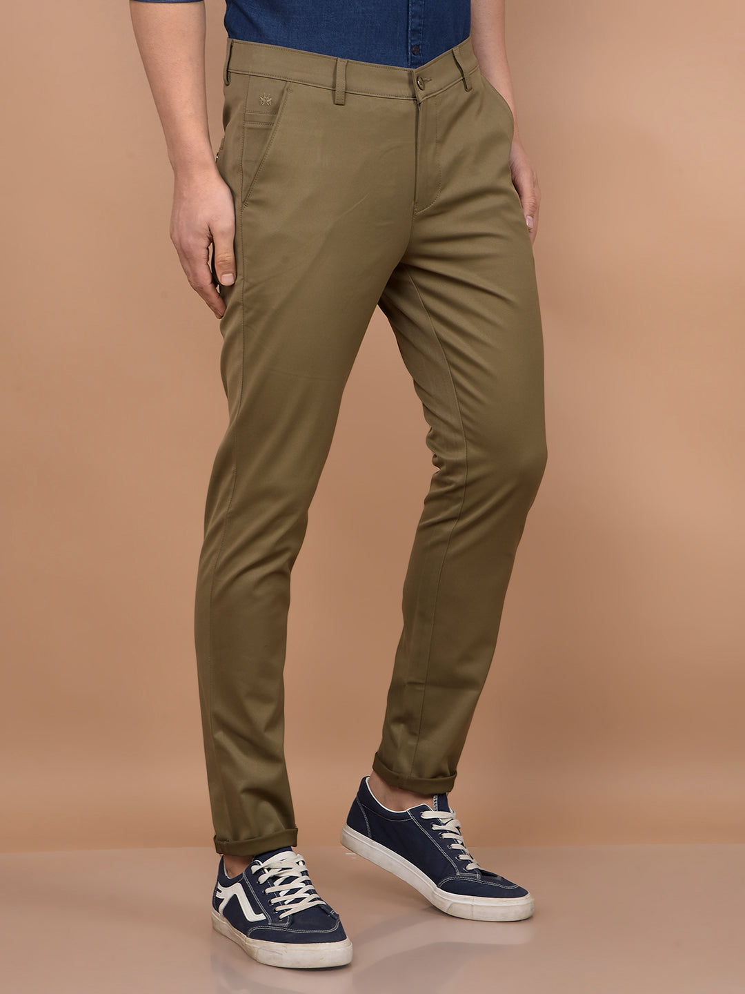 Brown Trousers-Men Trousers-Crimsoune Club