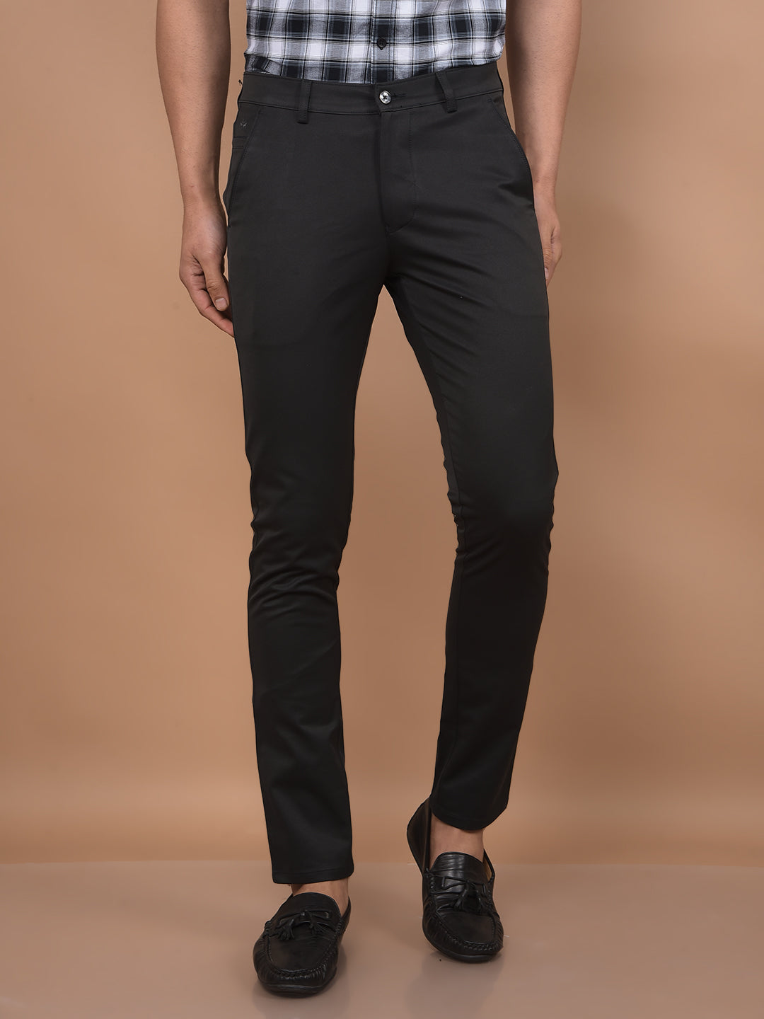 Black Trousers-Men Trousers-Crimsoune Club