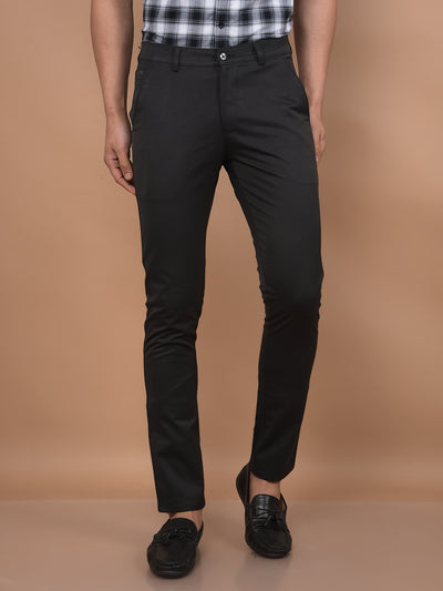 Black Trousers-Men Trousers-Crimsoune Club