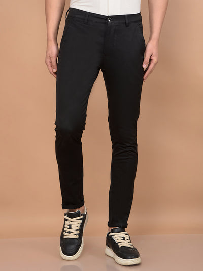 Black Trousers-Men Trousers-Crimsoune Club