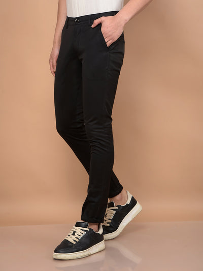 Black Trousers-Men Trousers-Crimsoune Club