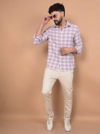 Beige Trousers-Men Trousers-Crimsoune Club