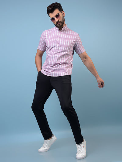 Men's Navy Blue Trousers-Men Trousers-Crimsoune Club