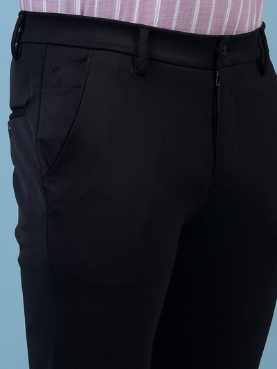Men's Navy Blue Trousers-Men Trousers-Crimsoune Club