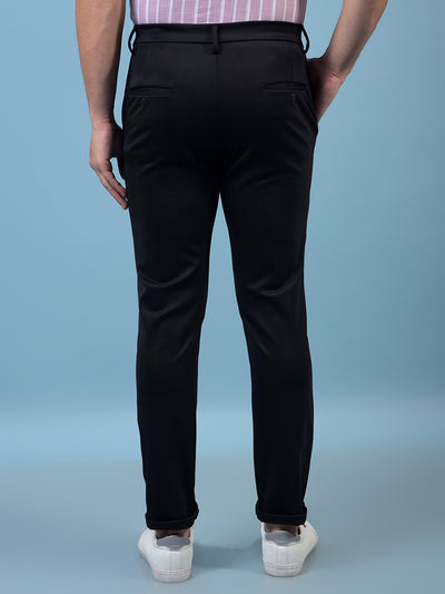 Men's Navy Blue Trousers-Men Trousers-Crimsoune Club