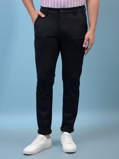 Men's Navy Blue Trousers-Men Trousers-Crimsoune Club