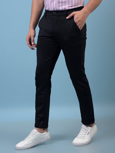 Men's Navy Blue Trousers-Men Trousers-Crimsoune Club