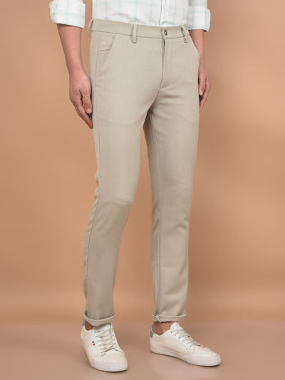 Khaki Printed Trousers-Men Trousers-Crimsoune Club