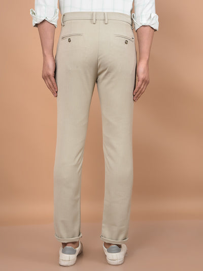 Khaki Printed Trousers-Men Trousers-Crimsoune Club