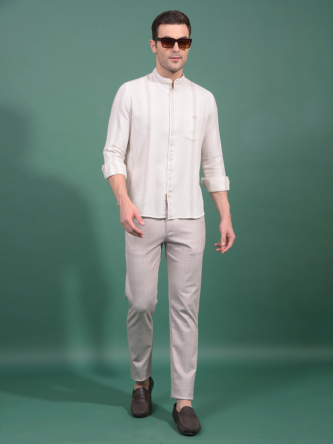 Pink Checked Trousers-Men Trousers-Crimsoune Club