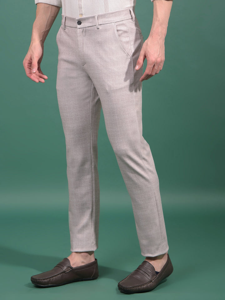 Pink Checked Trousers-Men Trousers-Crimsoune Club