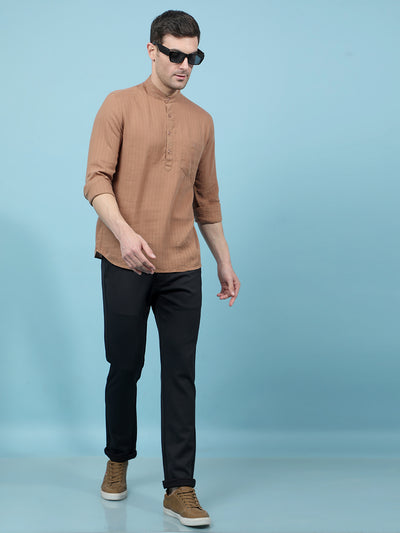 Navy Blue Knitted Trousers-Men Trousers-Crimsoune Club