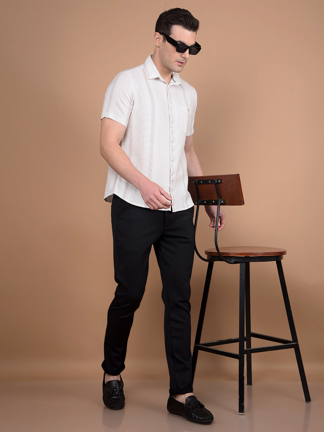 Black Trousers-Men Trousers-Crimsoune Club