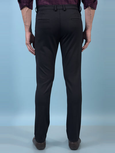 Men's Navy Blue Trousers-Men Trousers-Crimsoune Club