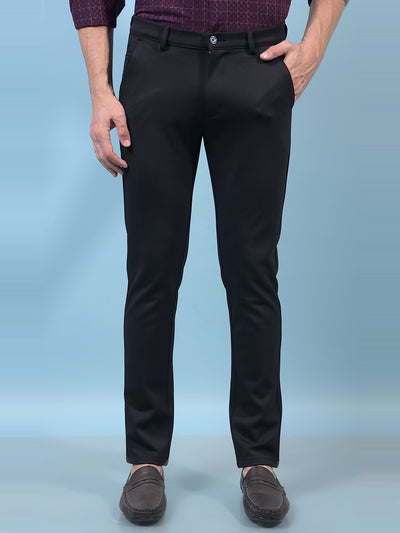 Men's Navy Blue Trousers-Men Trousers-Crimsoune Club