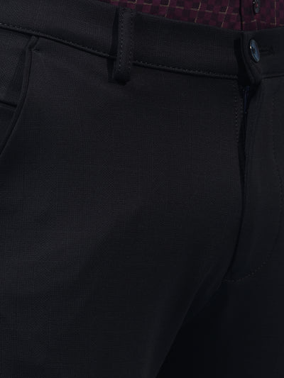 Men's Navy Blue Trousers-Men Trousers-Crimsoune Club