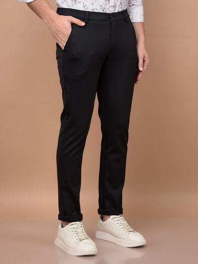 Black Trousers-Men Trousers-Crimsoune Club