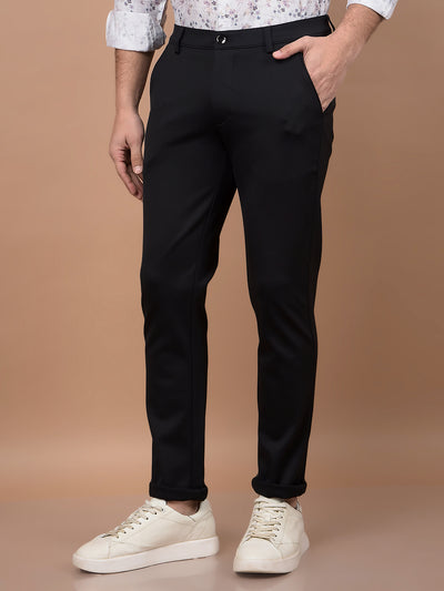 Black Trousers-Men Trousers-Crimsoune Club