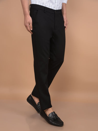 Black Trousers-Men Trousers-Crimsoune Club