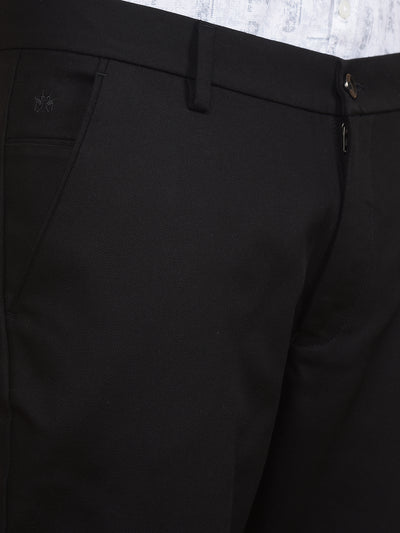 Black Trousers-Men Trousers-Crimsoune Club