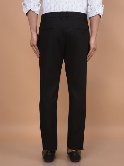 Black Trousers-Men Trousers-Crimsoune Club