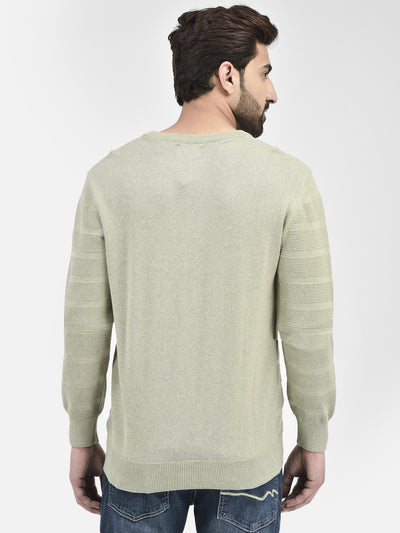 Olive Stripes Sweater-Men Sweaters-Crimsoune Club