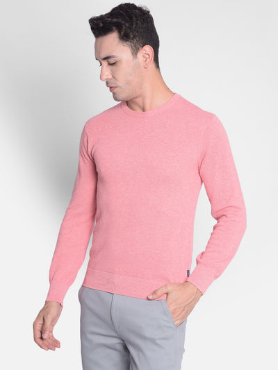 Pink Sweater-Men Sweaters-Crimsoune Club